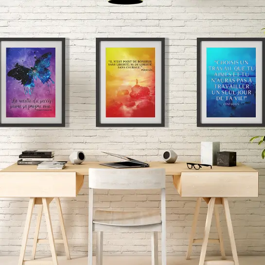 Affiche citation motivante