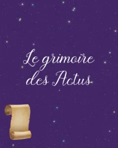 Visuel le grimoire des actus pour le feed d'Elisa
