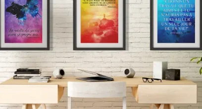 Affiche citation motivante Affiche citation motivante
