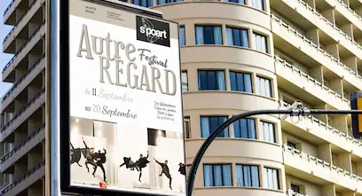 mockup d’une affiche Mockup représentant une affiche xxl